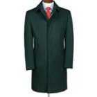 Charles Tyrwhitt Charles Tyrwhitt Slim Fit Green Raincotton Coat Size 38