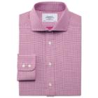 Charles Tyrwhitt Charles Tyrwhitt Berry Star Weave Spread Slim Fit Shirt (14.5 - 32)