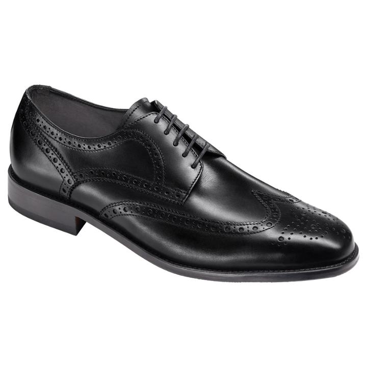 Charles Tyrwhitt Charles Tyrwhitt Black Hedley Wing Tip Brogue Shoes (10 Us)