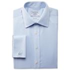Charles Tyrwhitt Charles Tyrwhitt Sky Twill Puppytooth Non-iron Classic Fit Shirt (15 - 33)