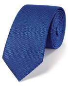 Charles Tyrwhitt Royal Blue Silk Classic Plain Slim Tie By Charles Tyrwhitt