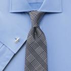 Charles Tyrwhitt Charles Tyrwhitt Slim Fit Luxury Semi-spread Twill Sky Blue Cotton Dress Shirt Size 15.5/37