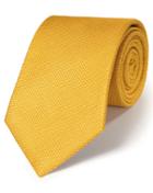 Charles Tyrwhitt Gold Silk Classic Plain Tie By Charles Tyrwhitt