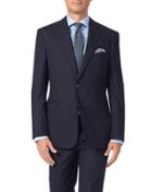 Charles Tyrwhitt Navy Extra Slim Fit Merino Business Suit Wool Jacket Size 38 By Charles Tyrwhitt
