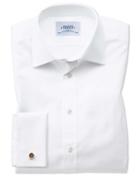 Charles Tyrwhitt Extra Slim Fit Oxford White Cotton Dress Shirt French Cuff Size 16/38 By Charles Tyrwhitt