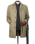  Stone Modern Mac Cotton Jacket Size 40 By Charles Tyrwhitt