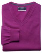 Charles Tyrwhitt Berry Merino Wool V-neck Sweater Size Large By Charles Tyrwhitt