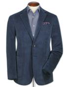 Charles Tyrwhitt Slim Fit Blue Stretch Cord Cotton Jacket Size 40 By Charles Tyrwhitt