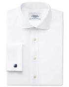 Charles Tyrwhitt Charles Tyrwhitt Extra Slim Fit Cutaway Collar Non-iron Twill White Shirt