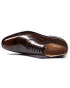Charles Tyrwhitt Burgundy Parker Toe Cap Brogue Oxford Shoes Size 9 By Charles Tyrwhitt