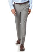 Light Grey Slim Fit Twill Business Suit Wool Pants Size W38 L34 By Charles Tyrwhitt