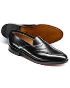  Black Goodyear Welted Saddle Loafer Size 7 By Charles Tyrwhitt