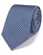Charles Tyrwhitt Charles Tyrwhitt Royal Blue Silk Classic Check Tie