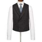 Charles Tyrwhitt Charles Tyrwhitt Charcoal British Panama Classic Fit Luxury Suit Vest (38)