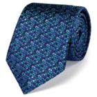 Charles Tyrwhitt Charles Tyrwhitt Luxury Blue Micro Triangle Jermyn Street Geometric Tie