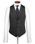 Charles Tyrwhitt Charles Tyrwhitt Grey Saxony Business Suit Wool Waistcoat Size W36