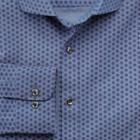 Charles Tyrwhitt Charles Tyrwhitt Slim Fit Chambray Geometric Print Cotton Dress Shirt Size Xl