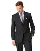  Charcoal Classic Fit Twill Business Suit Wool Jacket Size 38 By Charles Tyrwhitt