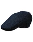 Charles Tyrwhitt Charles Tyrwhitt Navy Tweed Flap Cap Wool Hat Size Medium