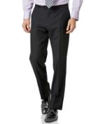 Charcoal Classic Fit Twill Business Suit Wool Pants Size W40 L32 By Charles Tyrwhitt