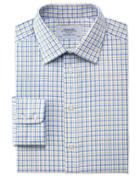 Charles Tyrwhitt Charles Tyrwhitt Slim Fit Egyptian Cotton Jermyn St Check Blue And Yellow Shirt