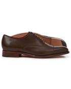  Chocolate Made In England Oxford Flex Sole Shoes Size 11.5 By Charles Tyrwhitt