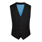 Charles Tyrwhitt Charles Tyrwhitt Black Clarendon Twill Slim Fit Business Suit Vest (38)