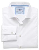 Charles Tyrwhitt Charles Tyrwhitt Slim Fit Semi-cutaway Collar Business Casual White Shirt
