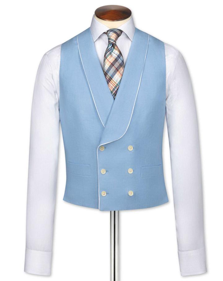 Charles Tyrwhitt Charles Tyrwhitt Blue Morning Suit Waistcoat