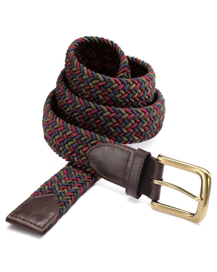 Charles Tyrwhitt Charles Tyrwhitt Navy Multi Stretch Belt Size 30-32