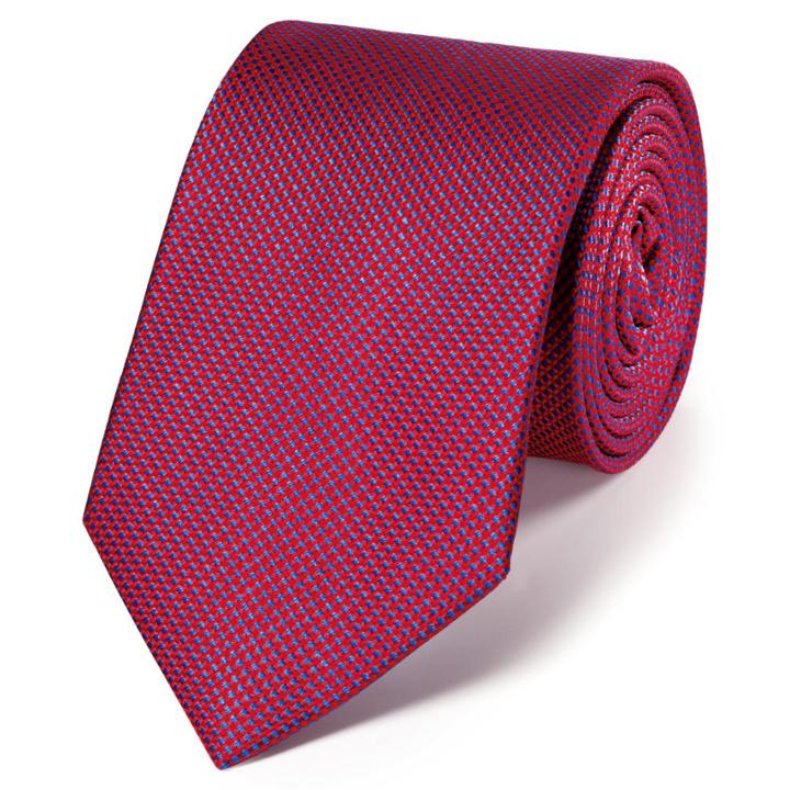 Charles Tyrwhitt Charles Tyrwhitt Classic Red Natte Tie