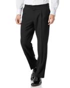  Black Classic Fit Tuxedo Trousers Size W32 L30 By Charles Tyrwhitt