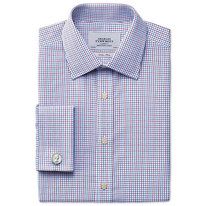 Charles Tyrwhitt Charles Tyrwhitt Small Multi Grid Check Non-iron Classic Fit Shirt (15 - 33)