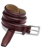  Oxblood Leather Smart Belt Size 32 By Charles Tyrwhitt