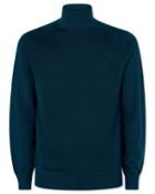  Teal Merino Roll Neck 100percent Merino Wool Sweater Size Large By Charles Tyrwhitt