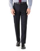 Charles Tyrwhitt Navy Classic Fit Hairline Business Suit Wool Pants Size W32 L30 By Charles Tyrwhitt