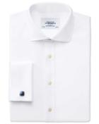 Charles Tyrwhitt Charles Tyrwhitt Classic Fit Cutaway Collar Non-iron Twill White Shirt