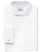 Charles Tyrwhitt Charles Tyrwhitt Slim Fit Cutaway Collar Non-iron Poplin White Shirt