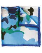  Multi Large Abstract Print Silk Pocket Square By Charles Tyrwhitt