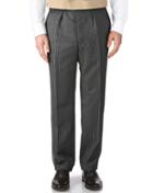 Charles Tyrwhitt Charles Tyrwhitt Black Striped Classic Fit Morning Suit Trousers