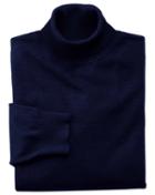 Charles Tyrwhitt Navy Merino Wool Roll Neck Sweater Size Large By Charles Tyrwhitt