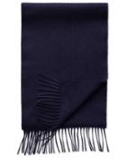  Navy Cashmere And Merino Scarf By Charles Tyrwhitt