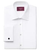 Charles Tyrwhitt Charles Tyrwhitt Extra Slim Fit Luxury Marcella White Evening Shirt