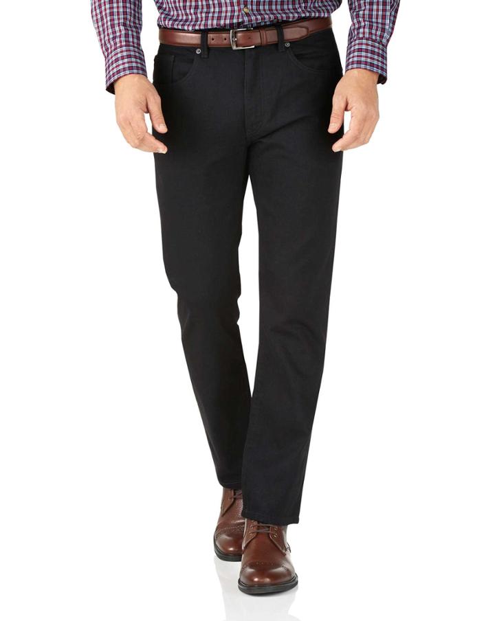 Charles Tyrwhitt Black Slim Fit 5 Pocket Jeans Size W32 L32 By Charles Tyrwhitt