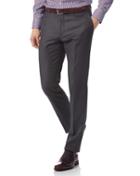  Grey Slim Fit Italian Stripe Suit Wool Pants Size W32 L30 By Charles Tyrwhitt