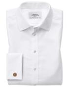 Charles Tyrwhitt Extra Slim Fit Non-iron Twill White Cotton Dress Shirt French Cuff Size 14.5/32 By Charles Tyrwhitt