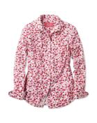 Charles Tyrwhitt Charles Tyrwhitt Women's Semi-fitted Watercolor Print Pink Shirt