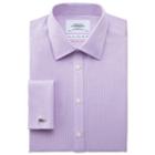 Charles Tyrwhitt Charles Tyrwhitt Lilac Twill Puppytooth Non-iron Extra Slim Fit Shirt (14.5 - 32)