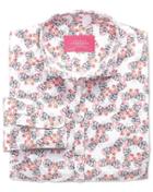 Charles Tyrwhitt Charles Tyrwhitt Women's Semi-fitted Multi Print Cotton Shirt Size 10