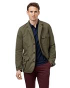  Green Twill Sports Cotton Coat Size Medium By Charles Tyrwhitt
